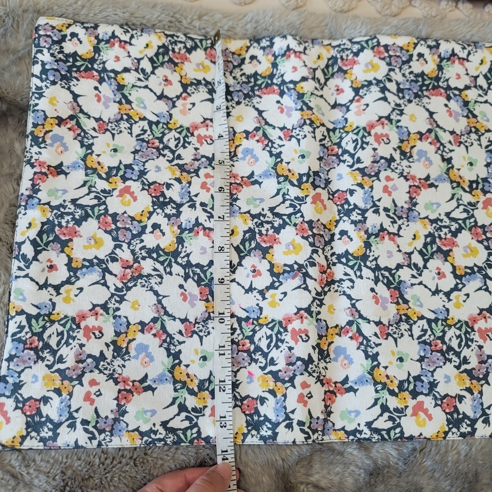 New Wild Sage Floral Set Of 6 100% Cotton Napkins Pansies Violas Placemats - Picture 4 of 10
